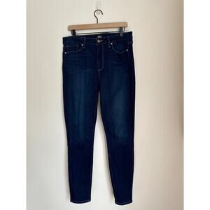 PAIGE Hoxton Ankle Jeans in Dark Wash. Size 32